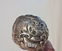 Old Collection Cane Silver Pommel High 86.5cm