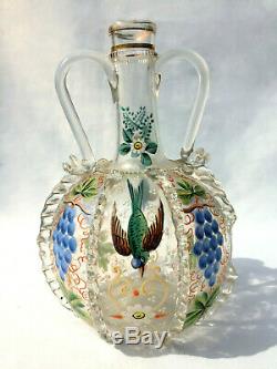 Old Enamel Glass Bottle Bottle Normand Normand Xviiie Xixe France