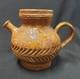 Old Glazed Stoneware Pitcher, Rosenthal Netter, Mid-20th Century Folk Art, 15 Cm
