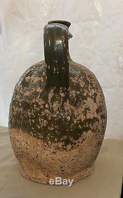 Old Jug With Walnut Oil Pottery Chapel Of Pots Charente XVIII