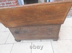 Old Large Carved Chest. 91 x 38 x 51