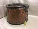 Old Large Chaudron Copper Handle Pot Stew Pot 30 Liters