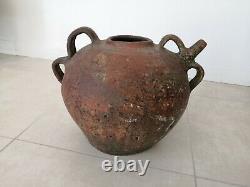 Old Large Jar Jar With Terracotta Water Popular Art Xixth Century