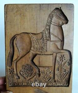 Old Mold Speculos Popular Horse Art And Fish By 1900