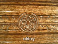 Old Planter Tray Carved Balusters Outside Garden Flowers 1900