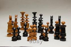Old Regency chess pieces. 19th-20th century.