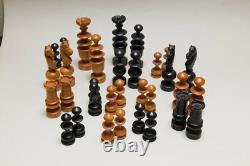 Old Regency chess pieces. 19th-20th century.