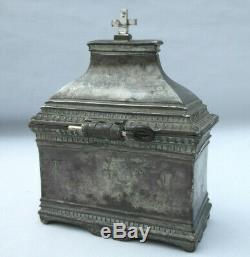 Old Reliquary Hunting Oil Ste Epoque XVIII St Remy 1760 Tin Bulb