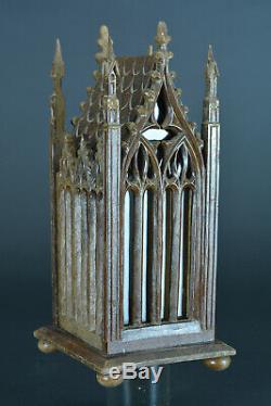 Old Shrine Reliquary Gothic Art Cathedral Viollet Duc Popular Wood