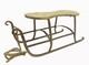 Old Sled Sleigh 19th Iron Forged Riveted Alsace Chalet Savoie Popular Art