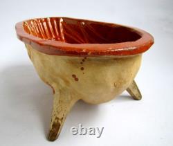 Old Sleeping Duck Mold Soufflenheim Pottery Alsace French Folk Art