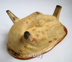 Old Sleeping Duck Mold Soufflenheim Pottery Alsace French Folk Art