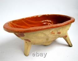 Old Sleeping Duck Mold Soufflenheim Pottery Alsace French Folk Art