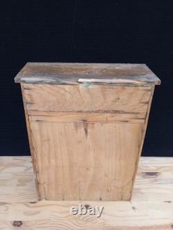 Old Small Tradesman’s Furniture, Shoe Polish Storage Antique Piece of Furniture