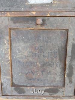 Old Small Tradesman’s Furniture, Shoe Polish Storage Antique Piece of Furniture