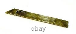 Old Square Tool Folding Half Foot Of The 18th Century Brass Proportion Compas