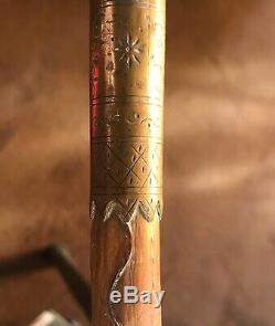 Old Stick Luxury Makhila 1917 Anciart To Larressore Medlar Basque 90cm Rare