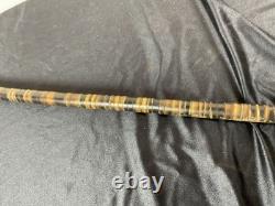 Old TRADE CANE WITH DEFENSE SYSTEM MAQUIGNON LEATHER WASHERS