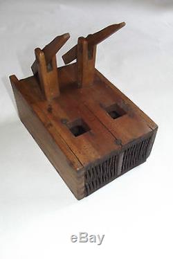 Old Trap Mouse Popular Art Wood Artisanal End Nineteenth Hunting Nice