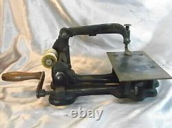 Old Wheeler Wilson Sewing Machine Poser Font Steel Sewing Tool Fabric