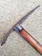 Old Wooden-handled Ice Axe Fran&ccedil;ois Simond No. 4 - Climbing Mountaineering Mountain Tool