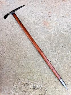 Old Wooden-Handled Ice Axe François Simond No. 4 - Climbing Mountaineering Mountain Tool