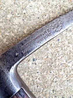 Old Wooden-Handled Ice Axe François Simond No. 4 - Climbing Mountaineering Mountain Tool