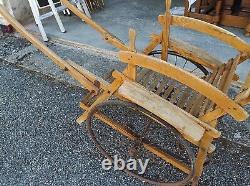 Old Wooden Stroller 125cm Long