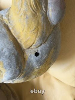 Old Zinc Weathercock Authentic Piece Marked by History