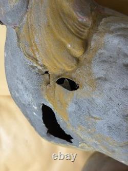 Old Zinc Weathercock Authentic Piece Marked by History