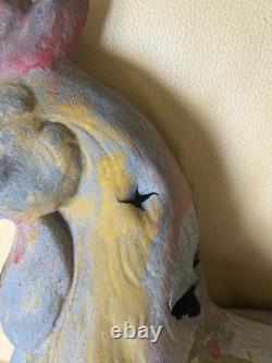 Old Zinc Weathercock Authentic Piece Marked by History