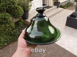 Old blown glass bell for ripening melons Folk art