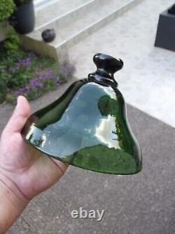 Old blown glass bell for ripening melons Folk art