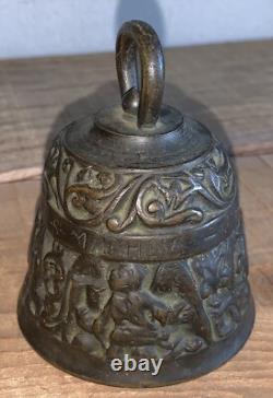 Old bronze altar bell, Evangelical church, 19th century, Neo-Renaissance