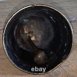 Old bronze altar bell, Evangelical church, 19th century, Neo-Renaissance