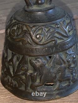 Old bronze altar bell, Evangelical church, 19th century, Neo-Renaissance