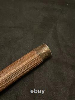 Old cane, grotesque folk art