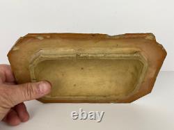 Old ceramic water fountain, terracotta, crafted in the 19th century, popular art