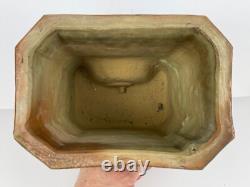 Old ceramic water fountain, terracotta, crafted in the 19th century, popular art