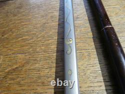 Old collection magician prestidigitator retractable blade cane