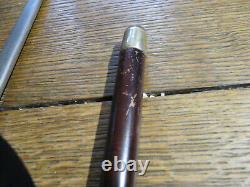 Old collection magician prestidigitator retractable blade cane