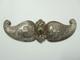 Old Large Ottoman Empire Balkan Ethnic Silver Buckle, 19th Century
