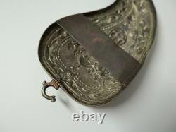 Old large Ottoman Empire Balkan ethnic silver buckle, 19th century