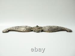 Old large Ottoman Empire Balkan ethnic silver buckle, 19th century
