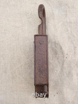 Old large wrought iron padlock, 18th/19th century, 1.190 kg