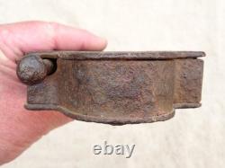Old large wrought iron padlock, 18th/19th century, 1.190 kg