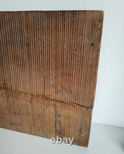 Old oak bas-relief, carved wooden panel, 19th century