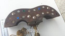 Old rare patented TRUCHE decoy mirror, with iron stake to restore