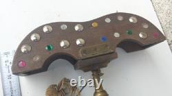 Old rare patented TRUCHE decoy mirror, with iron stake to restore