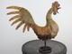 Old Rooster Weather Vane Church Steeple Zinc Copper Folk Art 2280